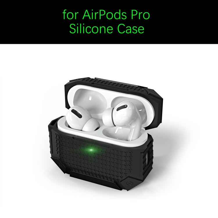 For AirPods 3 Wireless Earphones Shockproof Armor Protective Case(Blue)