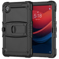 For Lenovo Tab M11 /Xiaoxin Pad 2024 Silicone Hydric PC Tablet Case with Shoulder Strap & Holder(Black)