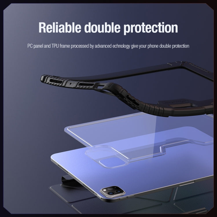 NILLKIN Bumper Pro Multi-angle Folding Style Tablet Leather Case, For iPad Pro 13 2025 / 2024, For iPad Pro 11 2025 / 2024