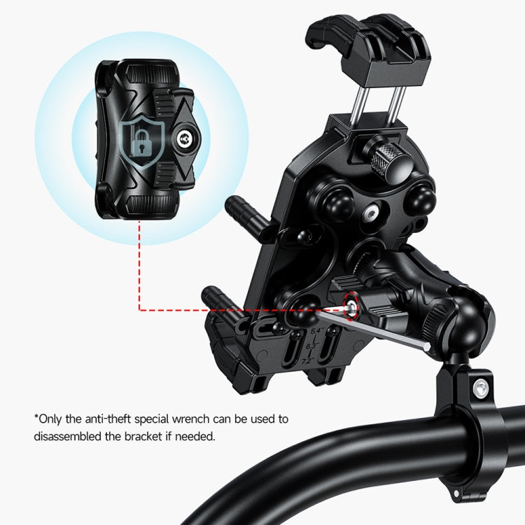 Ulefone Armor Mount Pro AM02 Universal Bicycle Handle Phone Holder(Black)