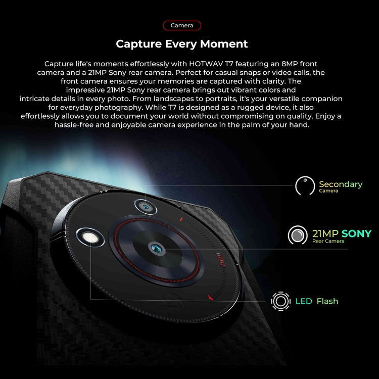HOTWAV T7 Rugged Phone, 4GB+128GB, 6280mAh, 6.52 inch Android 13 MT8788 Octa Core, Network: 4G, OTG(Red)