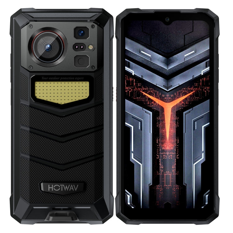 HOTWAV W11 Rugged Phone, 6GB+256GB, , 20800mAh, 6.6 inch Android 13 MT8788 Octa Core, Network: 4G, OTG, Recording Call (Cosmic Black)