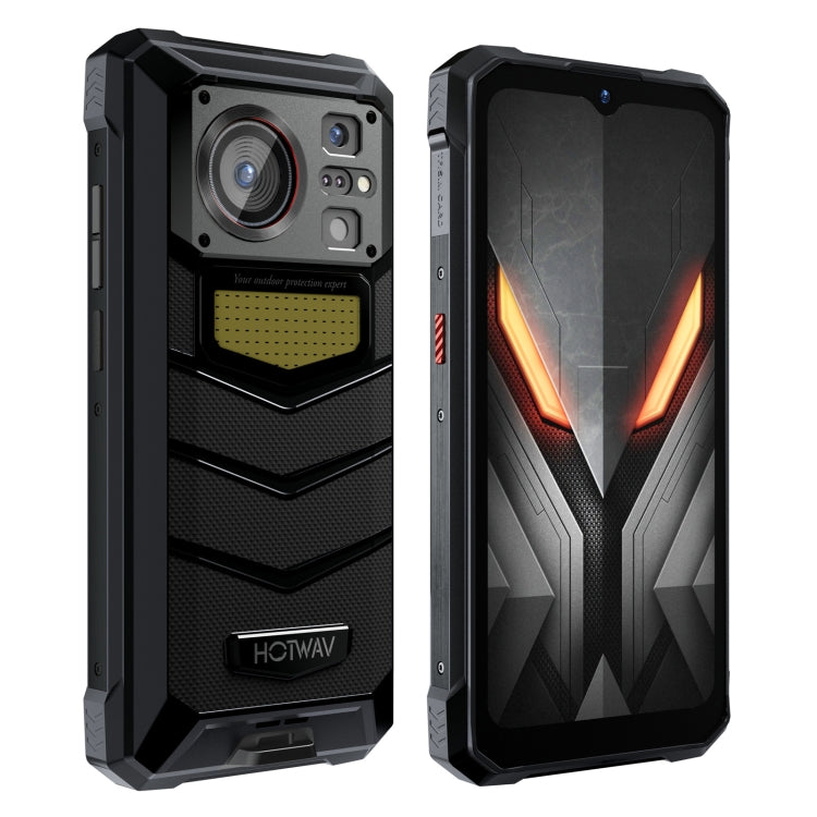 HOTWAV W11 Rugged Phone, 6GB+256GB, , 20800mAh, 6.6 inch Android 13 MT8788 Octa Core, Network: 4G, OTG, Recording Call (Cosmic Black)