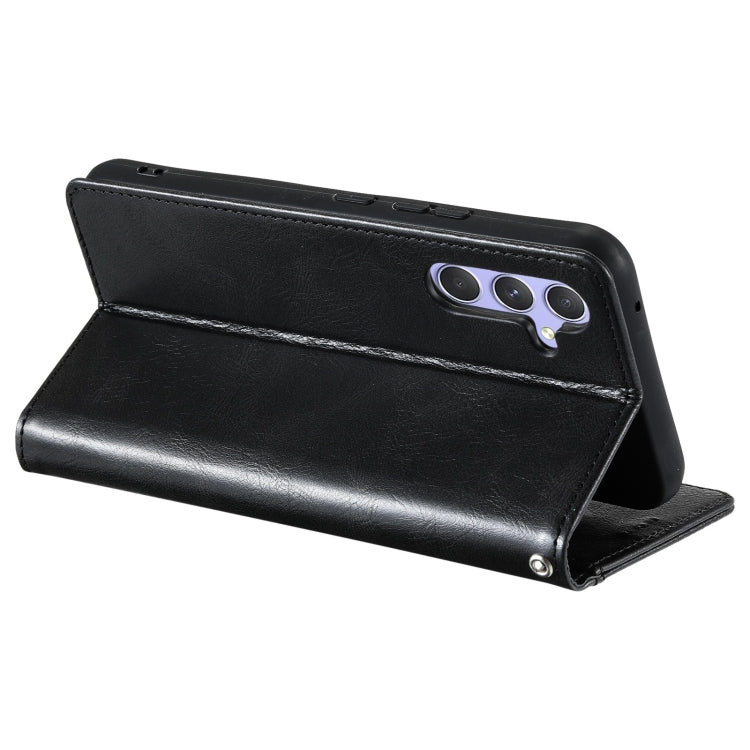 For Samsung Galaxy S24+ 5G Simple 6-Card Wallet Leather Phone Case(Black)