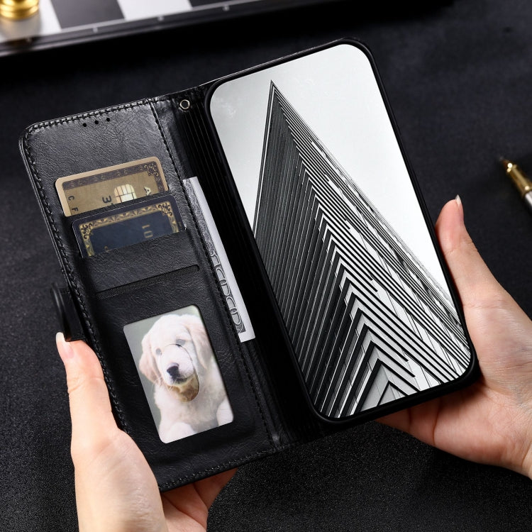 For Samsung Galaxy S22 Ultra 5G Simple 6-Card Wallet Leather Phone Case(Black)
