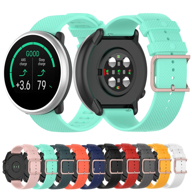 For Polar Ignite 20mm Dot Texture Watch Band(Black)