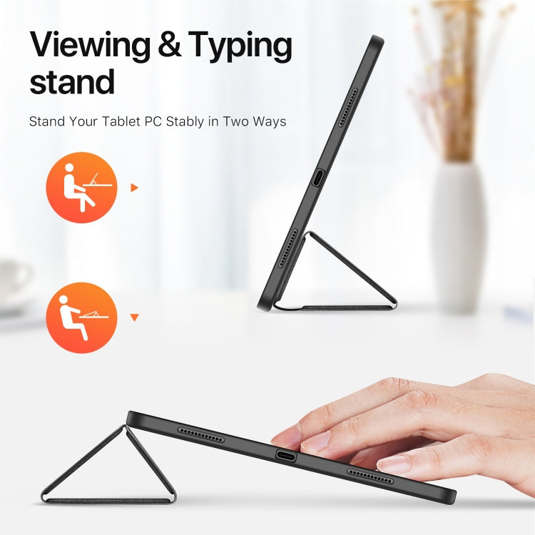 DUX DUCIS Domo Series Cloth Texture Magnetic Leather Tablet Case, For iPad Air 13 2024 / 2025 / 2026, For iPad Pro 13 2025 / 2024, For iPad Pro 11 2025 / 2024