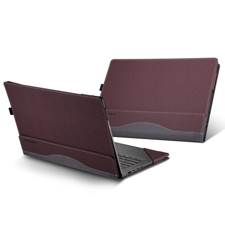 Leather Laptop Shockproof Protective Case, For HP Pavilion Book Pro 16 16 inch 16-ab, For HP OmniBook 7 Laptop 16-az / 16t-az, For HP OmniBook 7 17.3 inch 17-dc, For HP OmniBook 7 Flip 16 inch 16-au, For HP EliteBook 860 / 865 G11 16 inch              ...