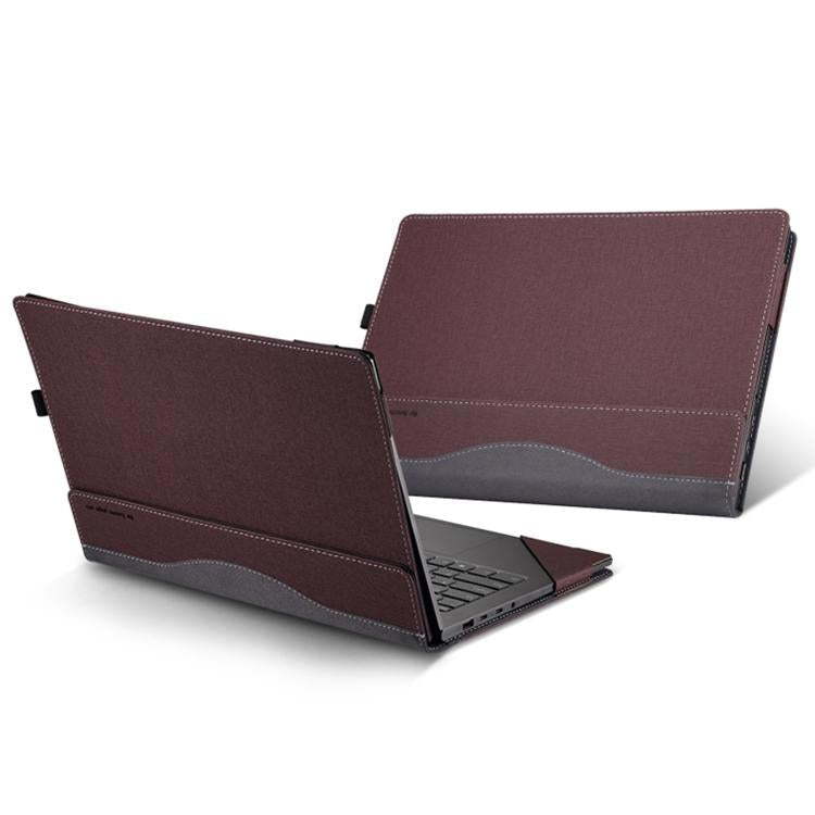Leather Laptop Shockproof Protective Case, For HP Pavilion Book Pro 16 16 inch 16-ab, For HP OmniBook 7 Laptop 16-az / 16t-az, For HP OmniBook 7 17.3 inch 17-dc, For HP OmniBook 7 Flip 16 inch 16-au, For HP EliteBook 860 / 865 G11 16 inch              ...