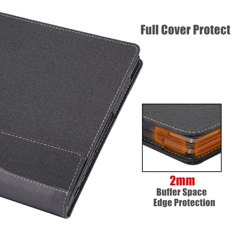 Leather Laptop Shockproof Protective Case, For HP Envy X360 14 inch 14-fa 2024, For HP Envy X360 14 inch 14-fc