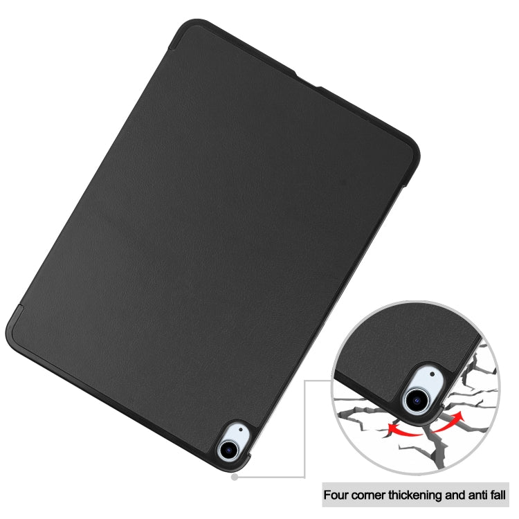 Custer Pure Color 3-Fold Holder Smart Leather Tablet Case, For iPad Air 13 2026 / 2025 / 2024, For iPad Pro 13 2025 / 2024