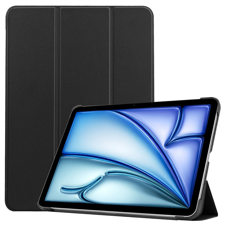 Custer Pure Color 3-Fold Holder Smart Leather Tablet Case, For iPad Air 13 2026 / 2025 / 2024, For iPad Pro 13 2025 / 2024