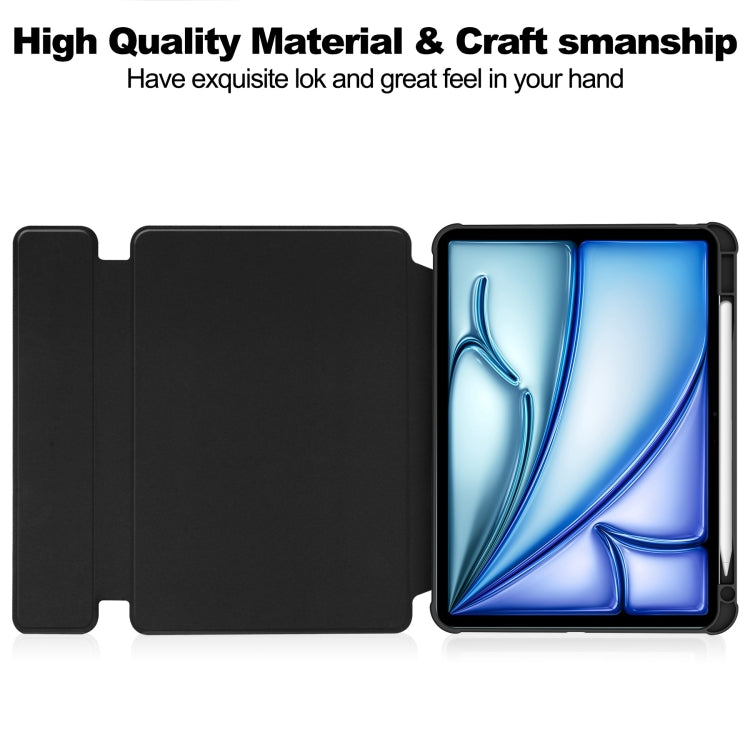 Transparent Rotation Smart Leather Tablet Case with Keyboard, For iPad Air 13 2026 / 2025 / 2024, For iPad Air 11 2026 / 2025 / 2024, For iPad Pro 13 2025 / 2024, For iPad Pro 11 2025 / 2024