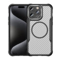 Carbon Fiber Texture MagSafe Translucent Phone Case, For iPhone 15, For iPhone 14, For iPhone 14 Pro, For iPhone 14 Pro Max, For iPhone 13 Pro Max, For iPhone 13 Pro