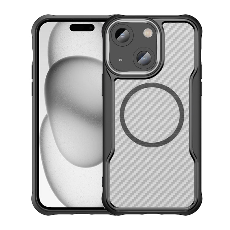 Carbon Fiber Texture MagSafe Translucent Phone Case, For iPhone 15, For iPhone 14, For iPhone 14 Pro, For iPhone 14 Pro Max, For iPhone 13 Pro Max, For iPhone 13 Pro