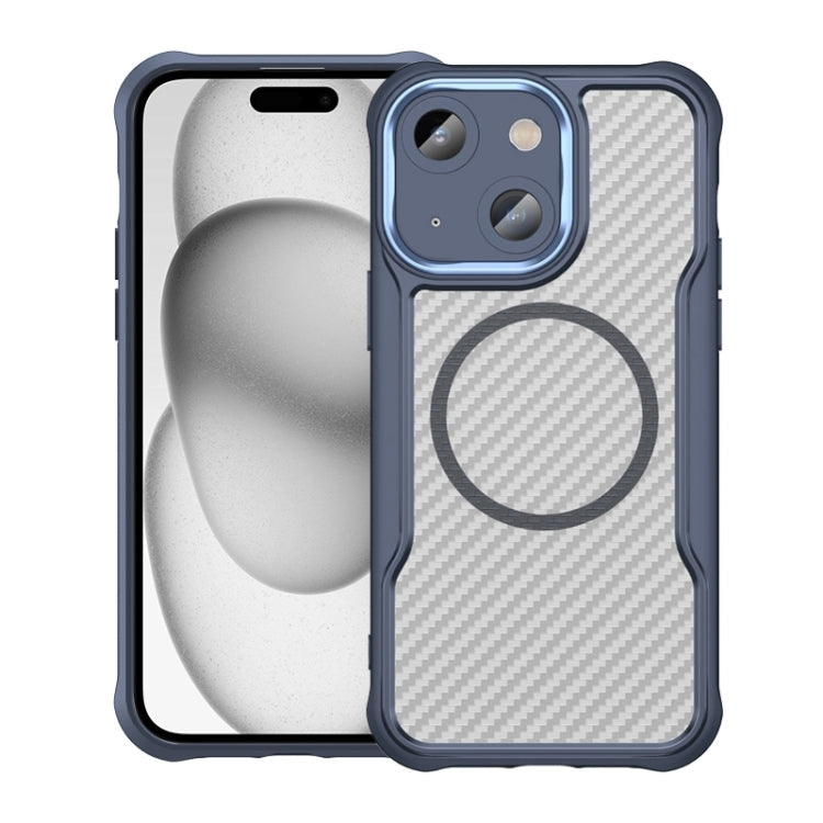 Carbon Fiber Texture MagSafe Translucent Phone Case, For iPhone 15, For iPhone 14, For iPhone 14 Pro, For iPhone 14 Pro Max, For iPhone 13 Pro Max, For iPhone 13 Pro