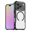Carbon Fiber Texture MagSafe Translucent Phone Case, For iPhone 17e / 16e, For iPhone 17 Pro Max, For iPhone 17 Pro, For iPhone 17, For  iPhone Air, For iPhone 16 Pro Max