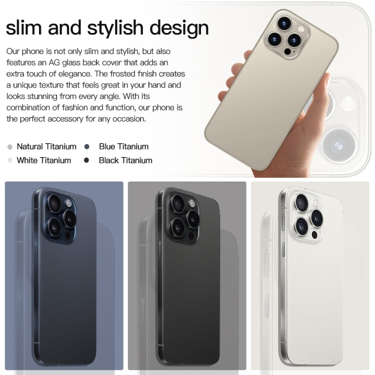 i15 Pro Max / Q5A, 6GB+128GB, 6.5 inch Screen, Face Identification, Android 10 MTK6762 Octa Core, OTG, NFC, Network: 4G, Dual SIM(Titanium White)