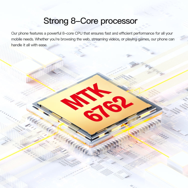 i15 Pro Max / Q5A, 6GB+128GB, 6.5 inch Screen, Face Identification, Android 10 MTK6762 Octa Core, OTG, NFC, Network: 4G, Dual SIM(Titanium White)