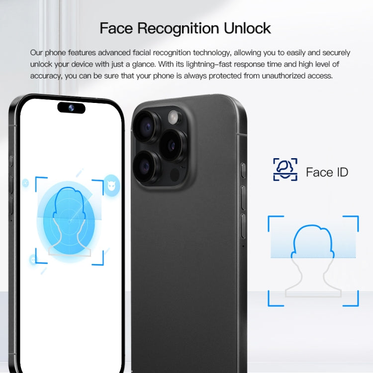 i15 Pro Max / Q5A, 6GB+128GB, 6.5 inch Screen, Face Identification, Android 10 MTK6762 Octa Core, OTG, NFC, Network: 4G, Dual SIM(Titanium White)