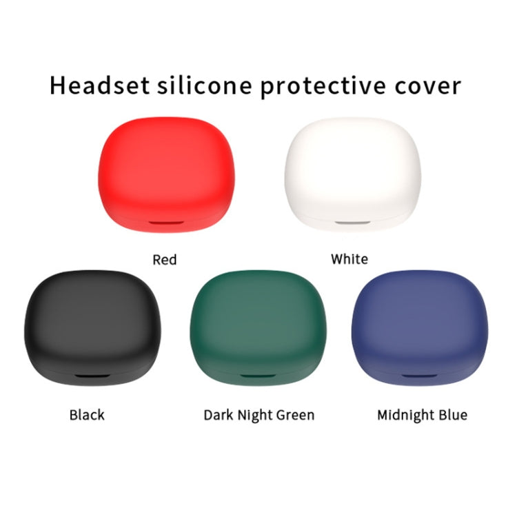 For Anker Soundcore R50i / P20i Bluetooth Earphone Silicone Protective Case(Black)