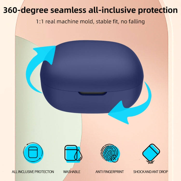 For Anker Soundcore R50i / P20i Bluetooth Earphone Silicone Protective Case(Black)