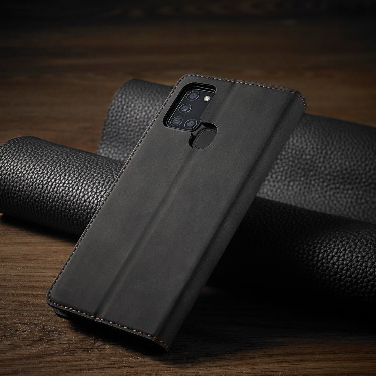 Forwenw Dream Series Oil Edge Strong Magnetism Horizontal Flip Leather Case with Holder & Card Slots & Wallet & Photo Frame, For Samsung Galaxy A21s, For Samsung Galaxy Note20, For Samsung Galaxy Note20 Ultra, For Xiaomi Redmi Note 9