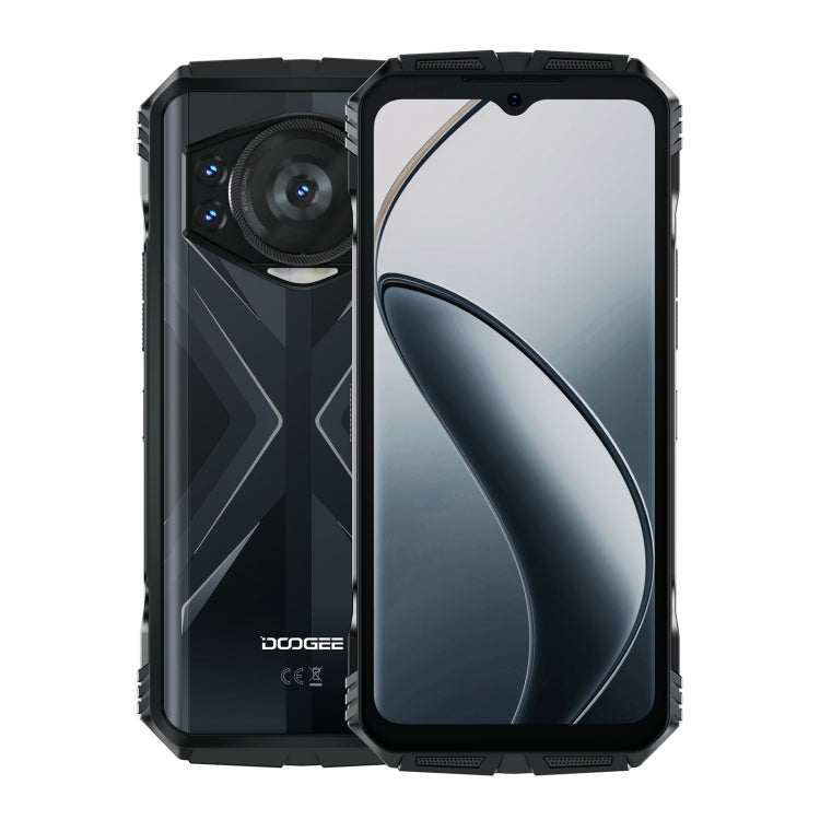 DOOGEE S118 Rugged Phone, 8GB+512GB, 6.58 inch Android 14 MediaTek Helio G99 Octa Core, Network: 4G, OTG, NFC(Black Silver)