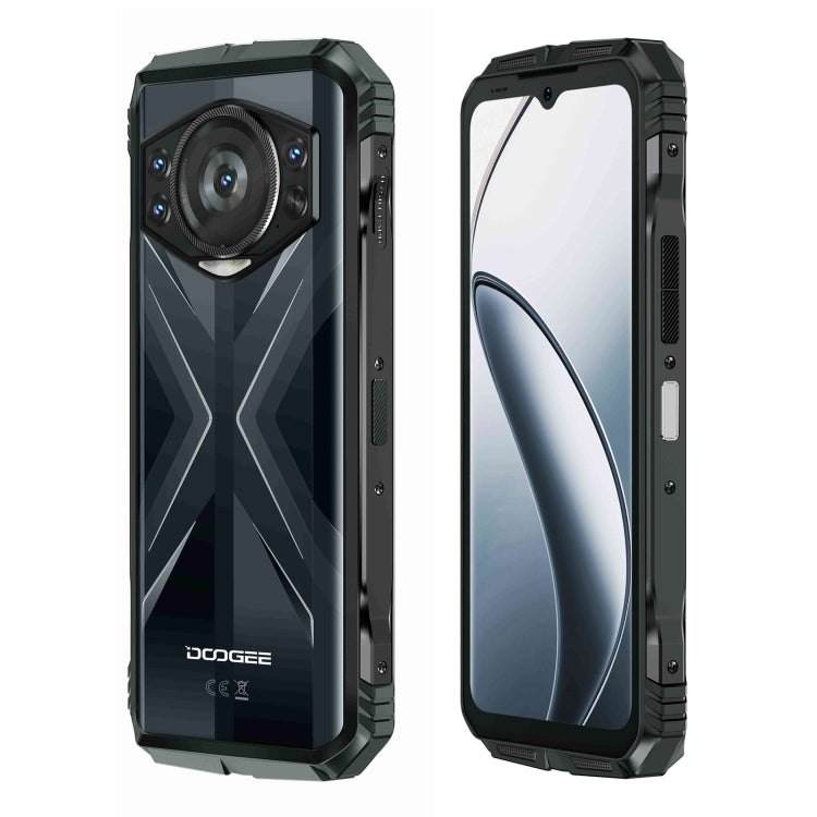 DOOGEE S118 Rugged Phone, 8GB+512GB, 6.58 inch Android 14 MediaTek Helio G99 Octa Core, Network: 4G, OTG, NFC(Black Silver)