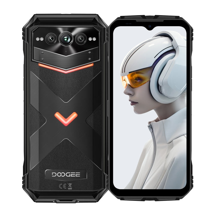 DOOGEE Vmax Plus 5G Rugged Phone, 16GB+512GB, 6.58 inch Android 14 MediaTek Dimensity 7050 Octa Core, Network: 5G, OTG, NFC(Black)