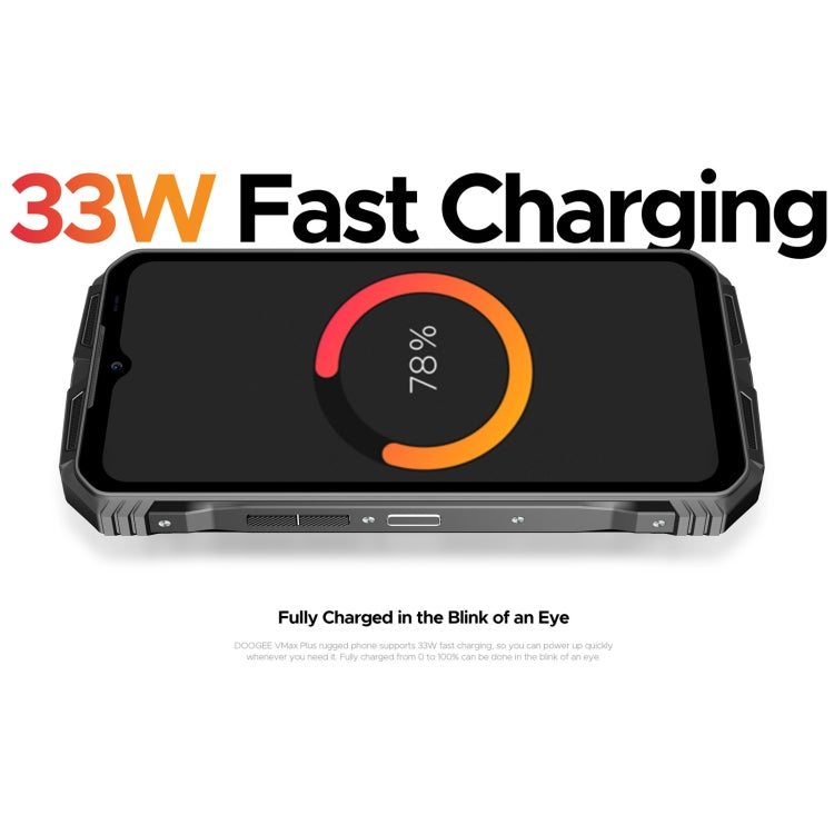 DOOGEE Vmax Plus 5G Rugged Phone, 16GB+512GB, 6.58 inch Android 14 MediaTek Dimensity 7050 Octa Core, Network: 5G, OTG, NFC(Grey)