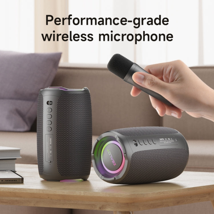 Zealot S61M RGB Rhythmic Light Karaoke Wireless Speaker, Single Mic, Dual Mic