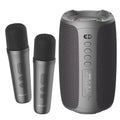 Zealot S61M RGB Rhythmic Light Karaoke Wireless Speaker, Style:Dual Mic(Black)