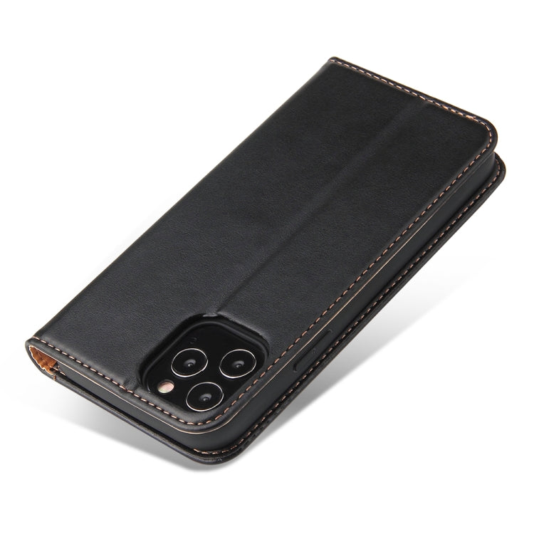 Fierre Shann PU Genuine Leather Texture Horizontal Flip Leather Case with Holder & Card Slots & Wallet, For iPhone 12 Pro Max, For iPhone 12 mini, For iPhone 12 / 12 Pro