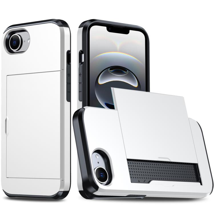 Shockproof Armor Phone Case with Card Slot, For iPhone 18 Pro Max, For iPhone 17e / 16e