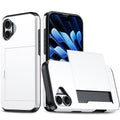 Shockproof Armor Phone Case with Card Slot, For iPhone 18, For iPhone 18 Pro