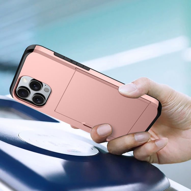 Shockproof Armor Phone Case with Card Slot, For iPhone 17 Pro Max, For iPhone 17 Pro