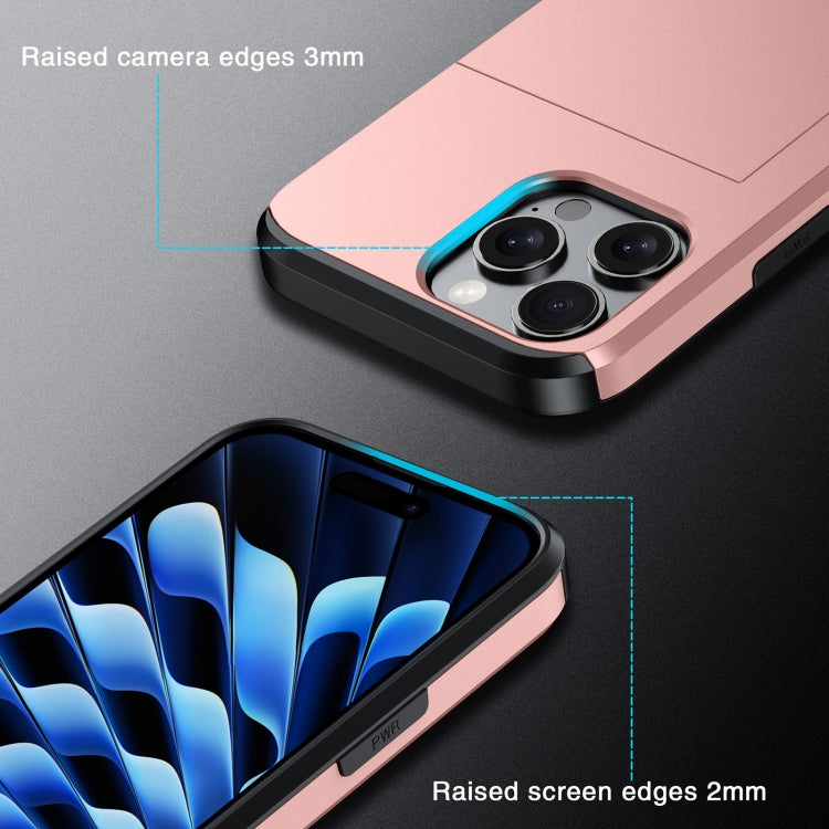 Shockproof Armor Phone Case with Card Slot, For iPhone 18 Pro Max, For iPhone 17e / 16e