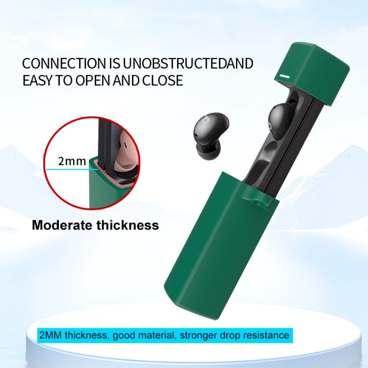 For Anker Soundcore A30i Wireless Earphone Silicone Protective Case(Black)