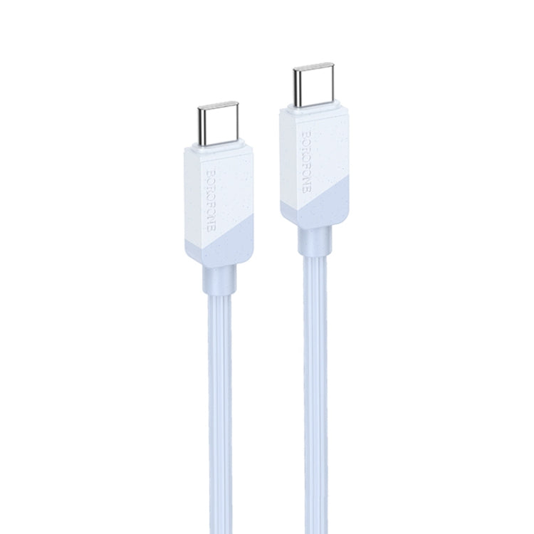 Borofone BX107 60W USB-C / Type-C to USB-C / Type-C Fast Charge Data Cable, Length:1m, Type-C to Type-C