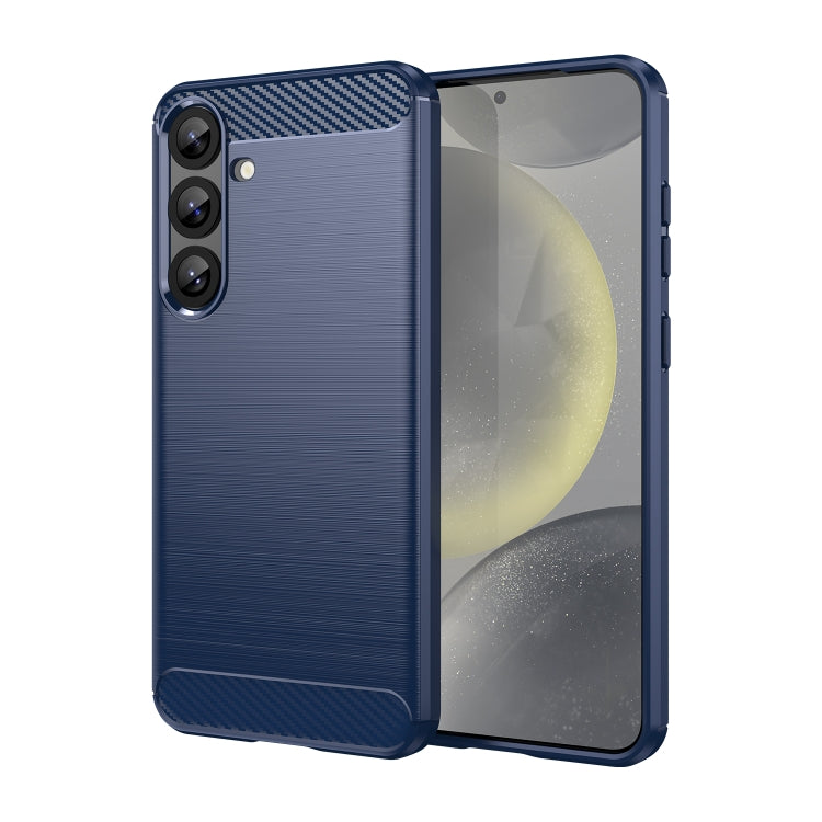 Carbon Fiber Brushed Texture TPU Phone Case, For Samsung Galaxy S26+ 5G, For Samsung Galaxy S26 Edge 5G, For Samsung Galaxy S26 Ultra 5G, For Samsung Galaxy S25 FE 5G, For Samsung Galaxy S25 Edge 5G, For Samsung Galaxy S25 5G, For Samsung Galaxy S25+ 5...