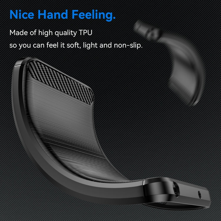 Carbon Fiber Brushed Texture TPU Phone Case, For Samsung Galaxy S24 FE 5G