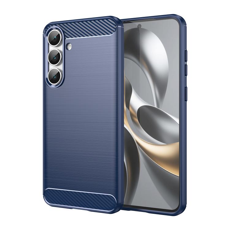 Carbon Fiber Brushed Texture TPU Phone Case, For Samsung Galaxy S26+ 5G, For Samsung Galaxy S26 Edge 5G, For Samsung Galaxy S26 Ultra 5G, For Samsung Galaxy S25 FE 5G, For Samsung Galaxy S25 Edge 5G, For Samsung Galaxy S25 5G, For Samsung Galaxy S25+ 5...