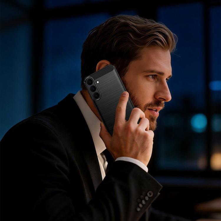 Carbon Fiber Brushed Texture TPU Phone Case, For Samsung Galaxy S26+ 5G, For Samsung Galaxy S26 Edge 5G, For Samsung Galaxy S26 Ultra 5G, For Samsung Galaxy S25 FE 5G, For Samsung Galaxy S25 Edge 5G, For Samsung Galaxy S25 5G, For Samsung Galaxy S25+ 5...