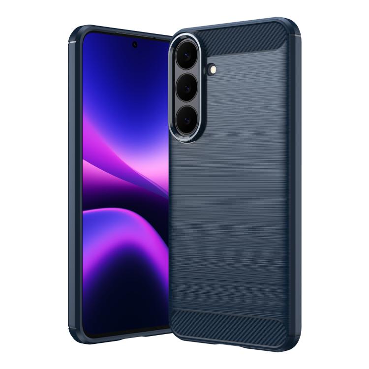 Carbon Fiber Brushed Texture TPU Phone Case, For Samsung Galaxy S26+ 5G, For Samsung Galaxy S26 Edge 5G, For Samsung Galaxy S26 Ultra 5G, For Samsung Galaxy S25 FE 5G, For Samsung Galaxy S25 Edge 5G, For Samsung Galaxy S25 5G, For Samsung Galaxy S25+ 5...