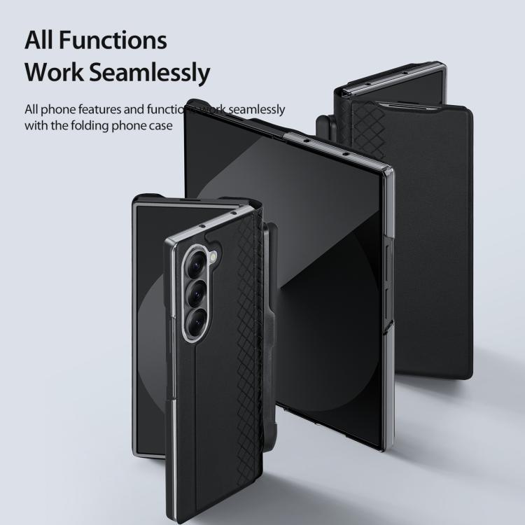 DUX DUCIS Bril Series PU + TPU Phone Case with Pen Slot, For Samsung Galaxy Z Fold7 5G