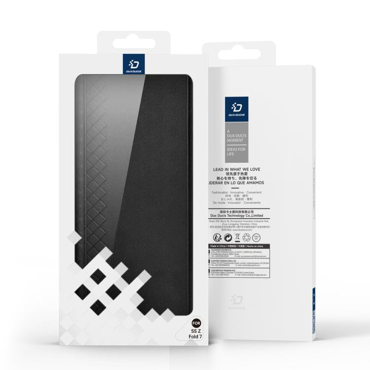 DUX DUCIS Bril Series PU + TPU Phone Case with Pen Slot, For Samsung Galaxy Z Fold7 5G