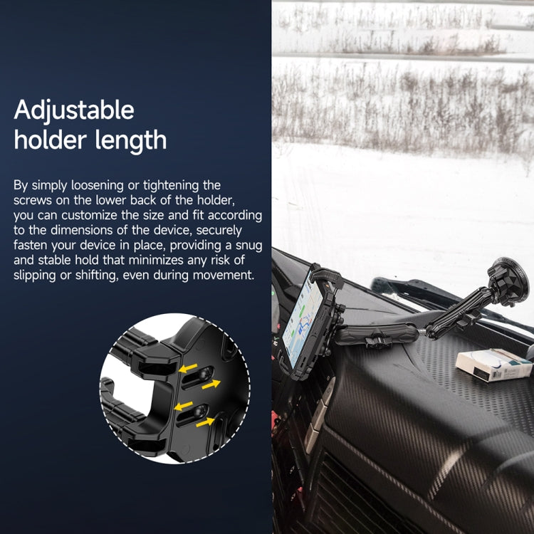 Ulefone UAN02 Armor Mount Max Car Phone Tablet Holder(Black)