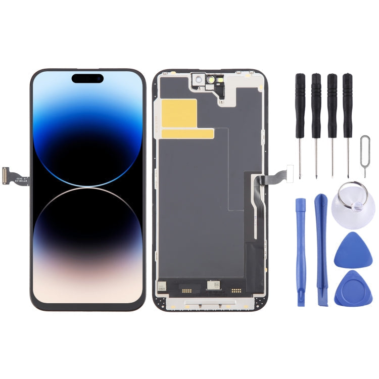 For iPhone 14 Pro Max ZY incell HD 1:1 LCD Screen with Digitizer Full Assembly, Remove IC Need Professional