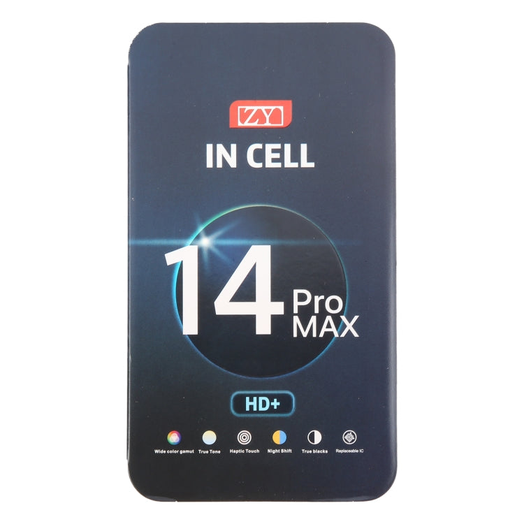 For iPhone 14 Pro Max ZY incell HD 1:1 LCD Screen with Digitizer Full Assembly, Remove IC Need Professional